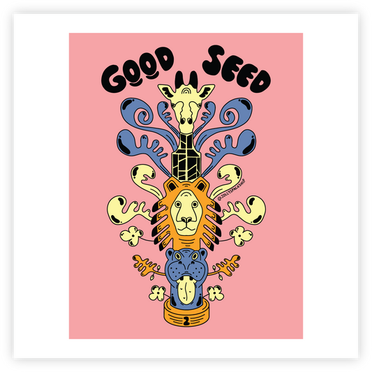 "GOOD SEED TOTEM POLE"